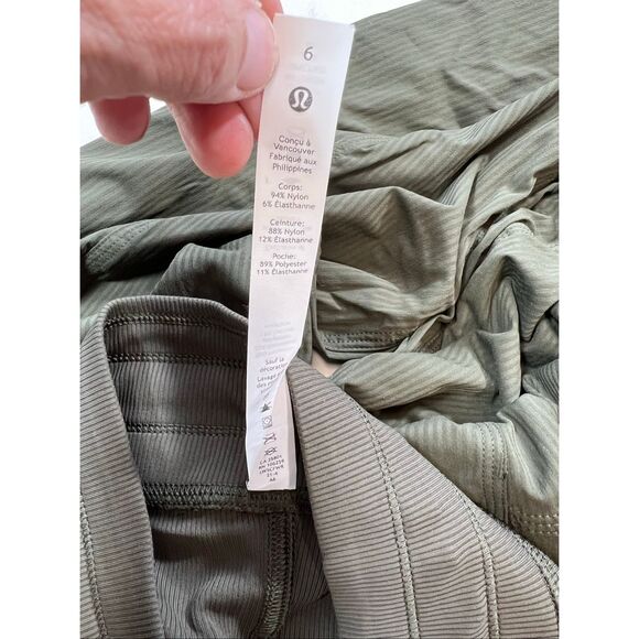 Lululemon Athletica Women's Dance Studio Activewear Jogger Pants Olive Size 6 - Picture 8 of 10